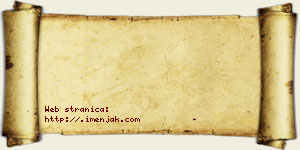 Jana Racić vizit kartica